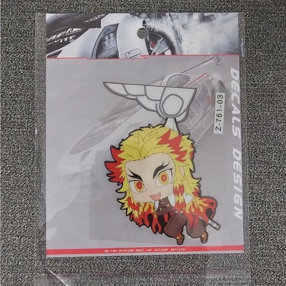 Rengoku Kawaii Car Sticker Japanese Anime - Picture 3 of 3